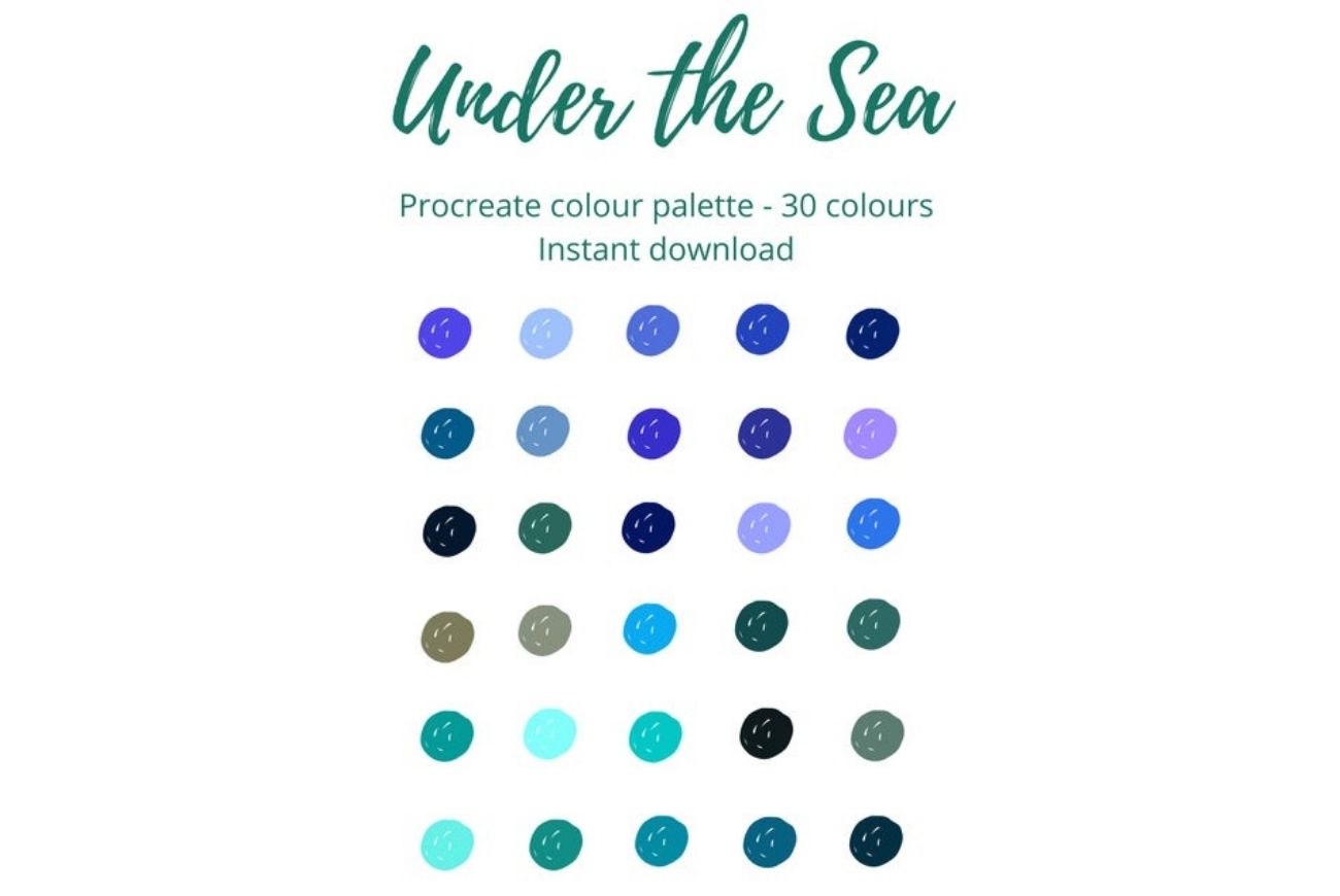 Under the Sea – Colour Swatch / Palette