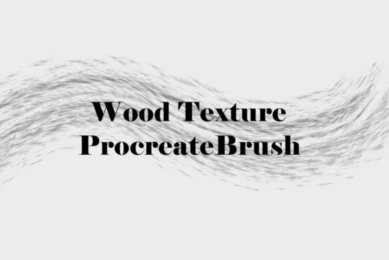 wood texture brush procreate free