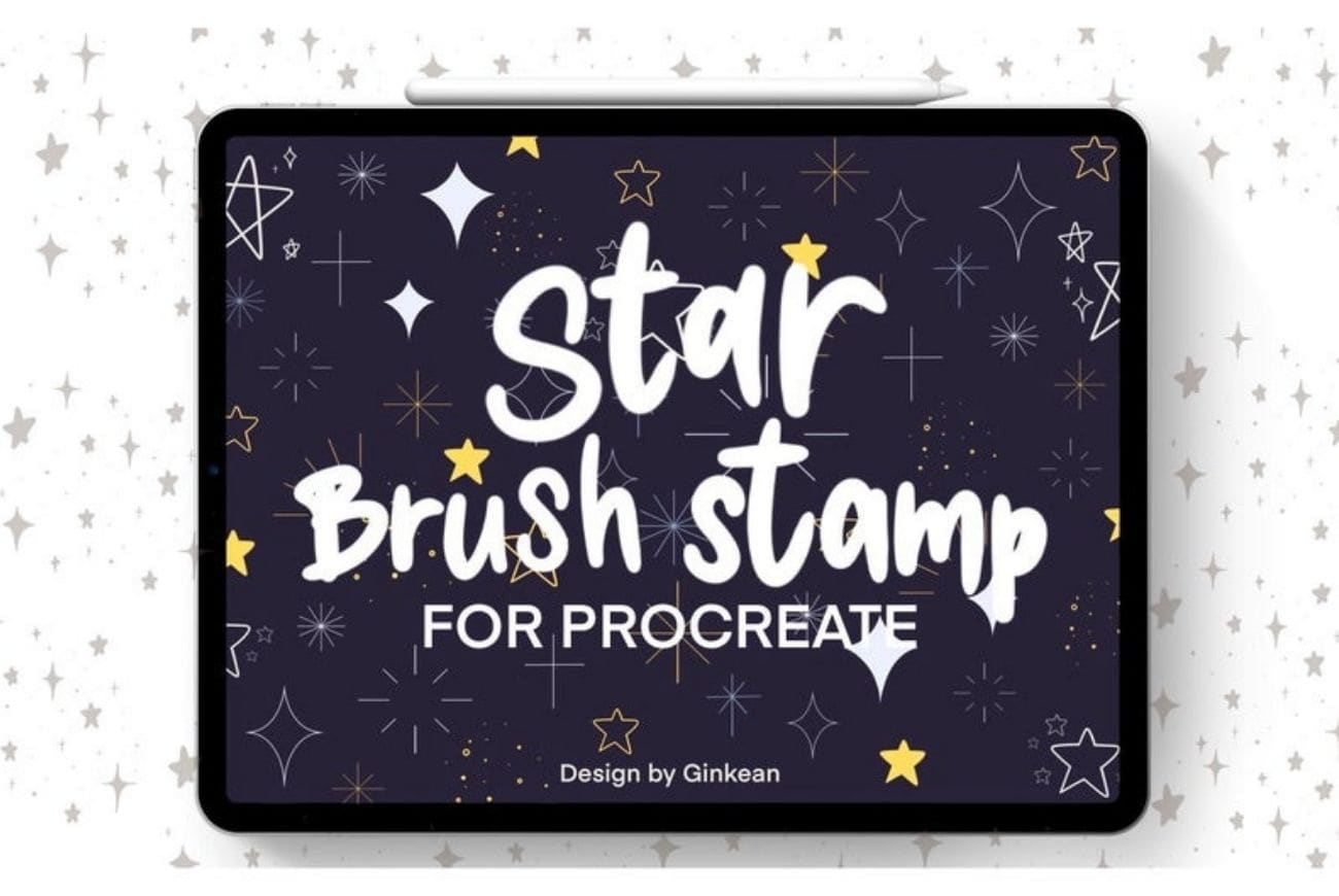 17 Star Brush Stamps