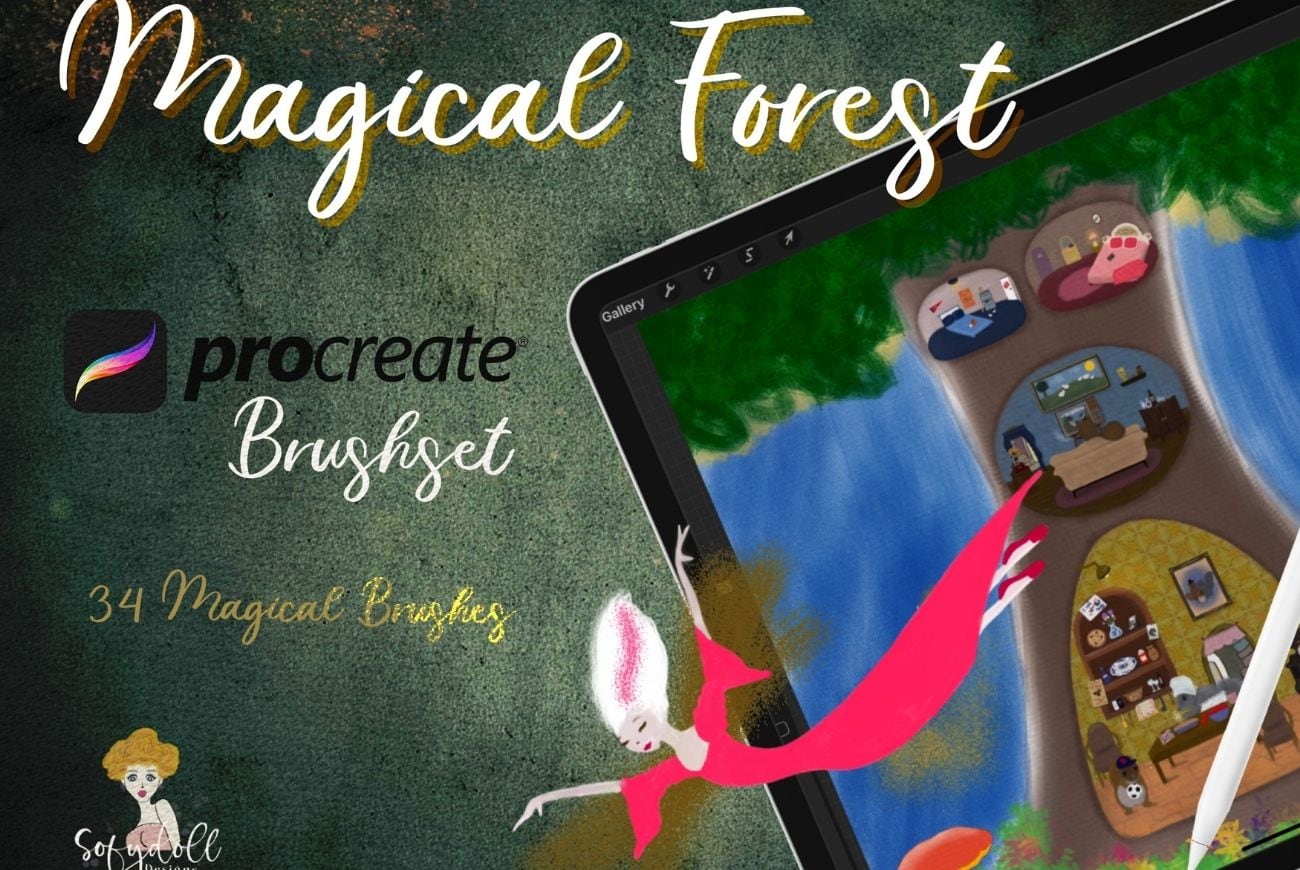 Magical Forest Mini Brushset – 6 Brushes!