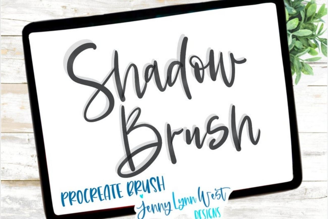 Shadow Lettering Brush