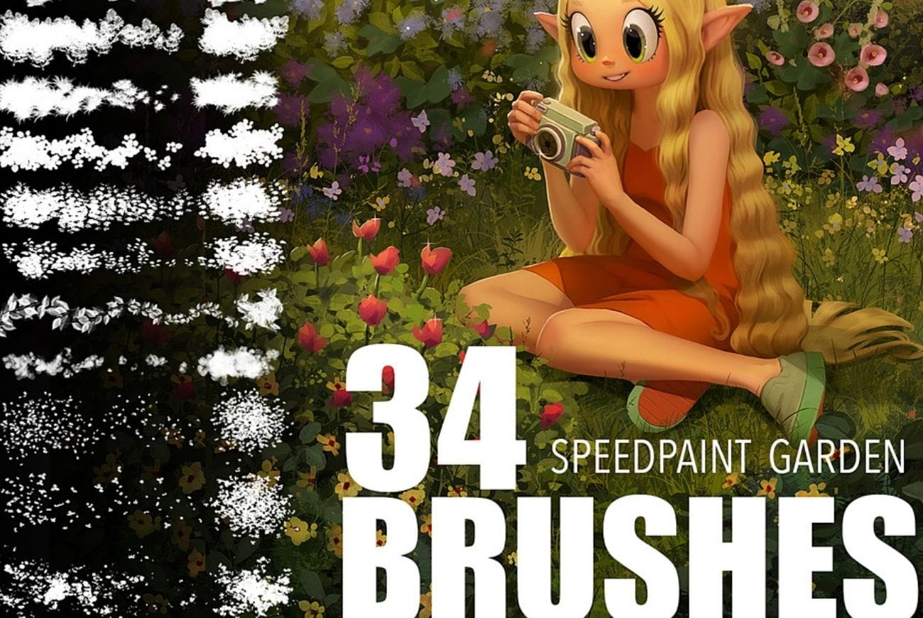 Garden Brushes for Speedpaint