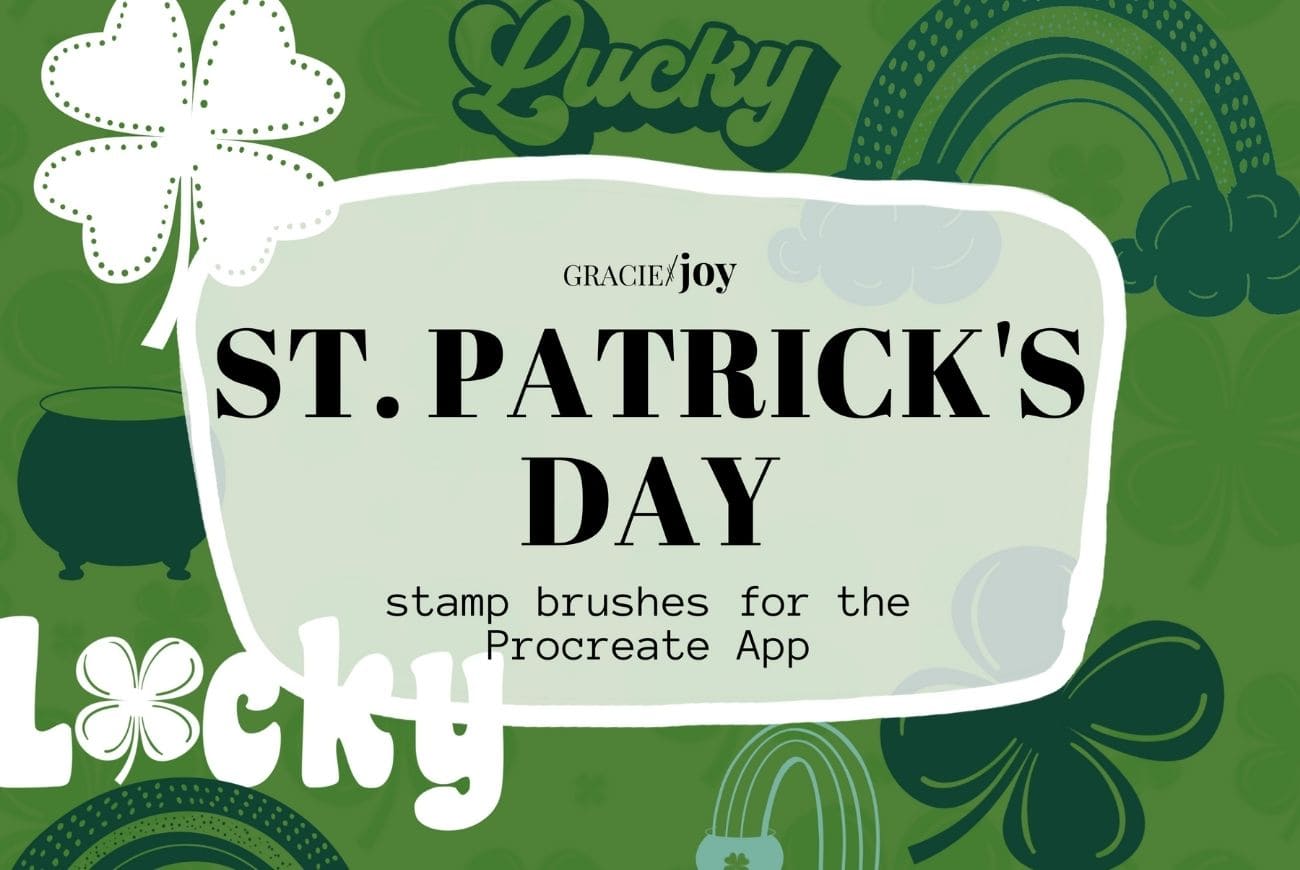 St. Patrick’s Day Stamp Brushes for Procreate