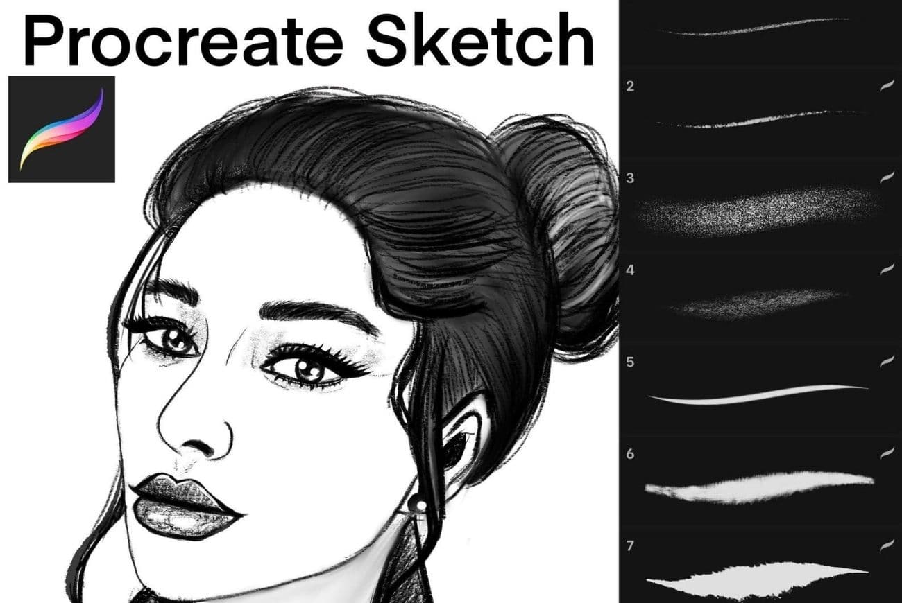 Procreate Sketch Brushes.