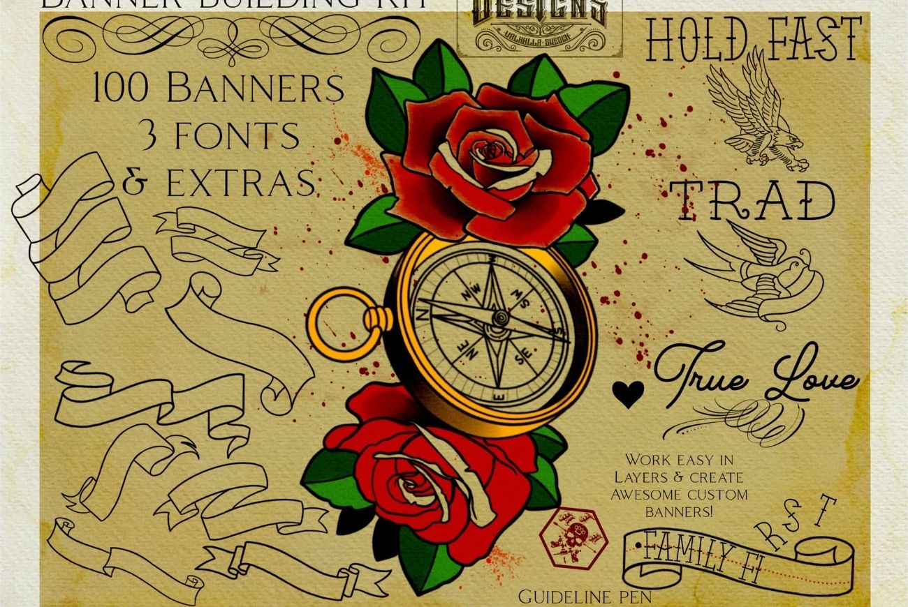Banner Building Kit | Tattoo essentials 3