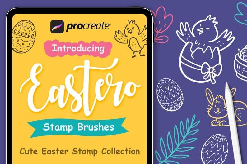 Easter Stamp – Procreate Brushes(Ipad)