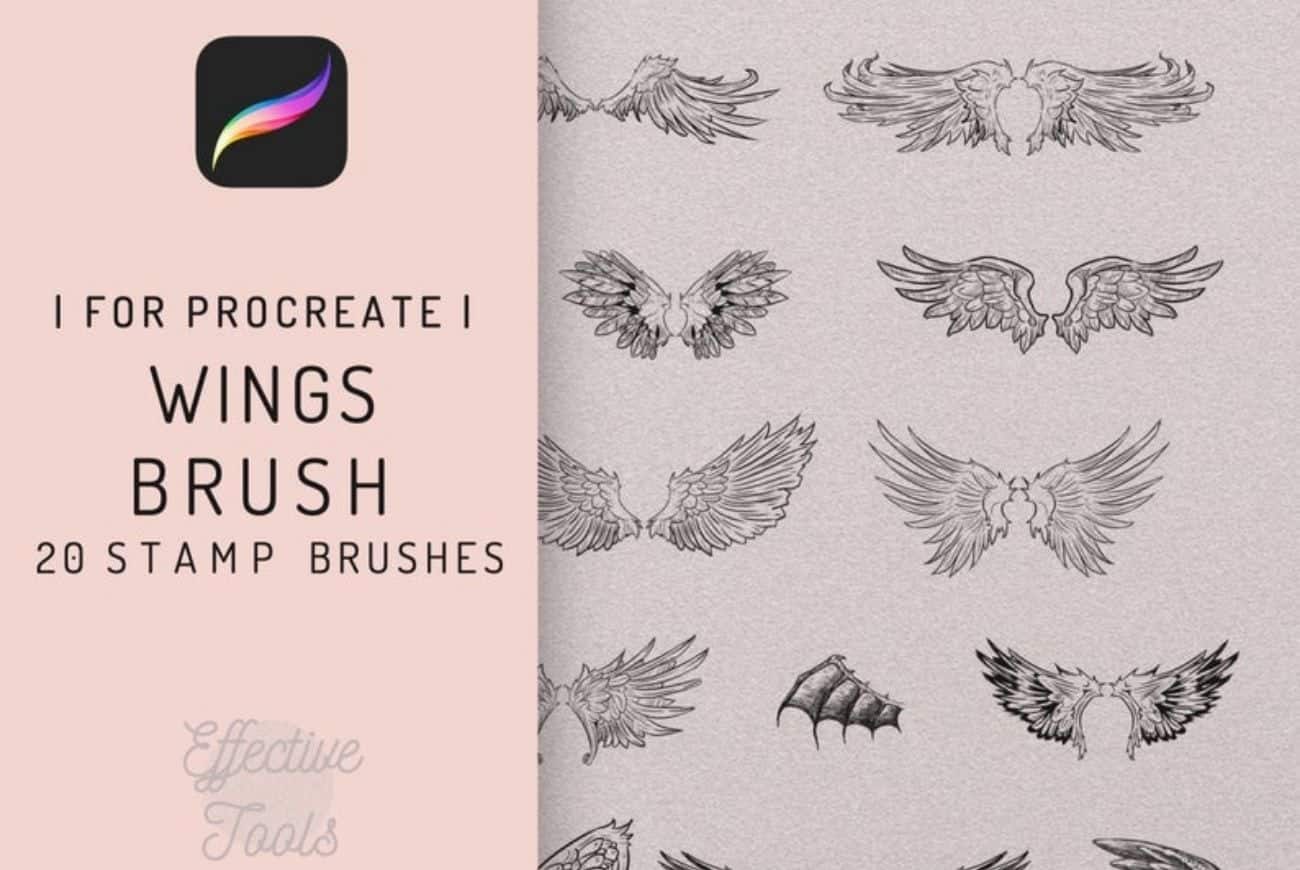 20 Wing Stamp Brush Set
