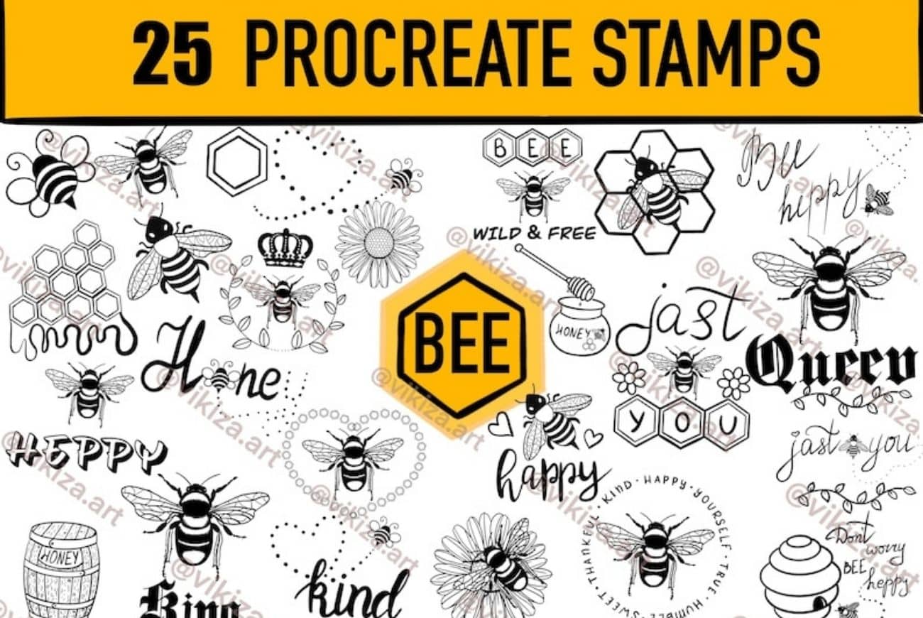 Bee Stamp Brushes