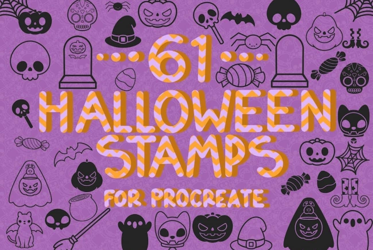 61 Halloween Stamps