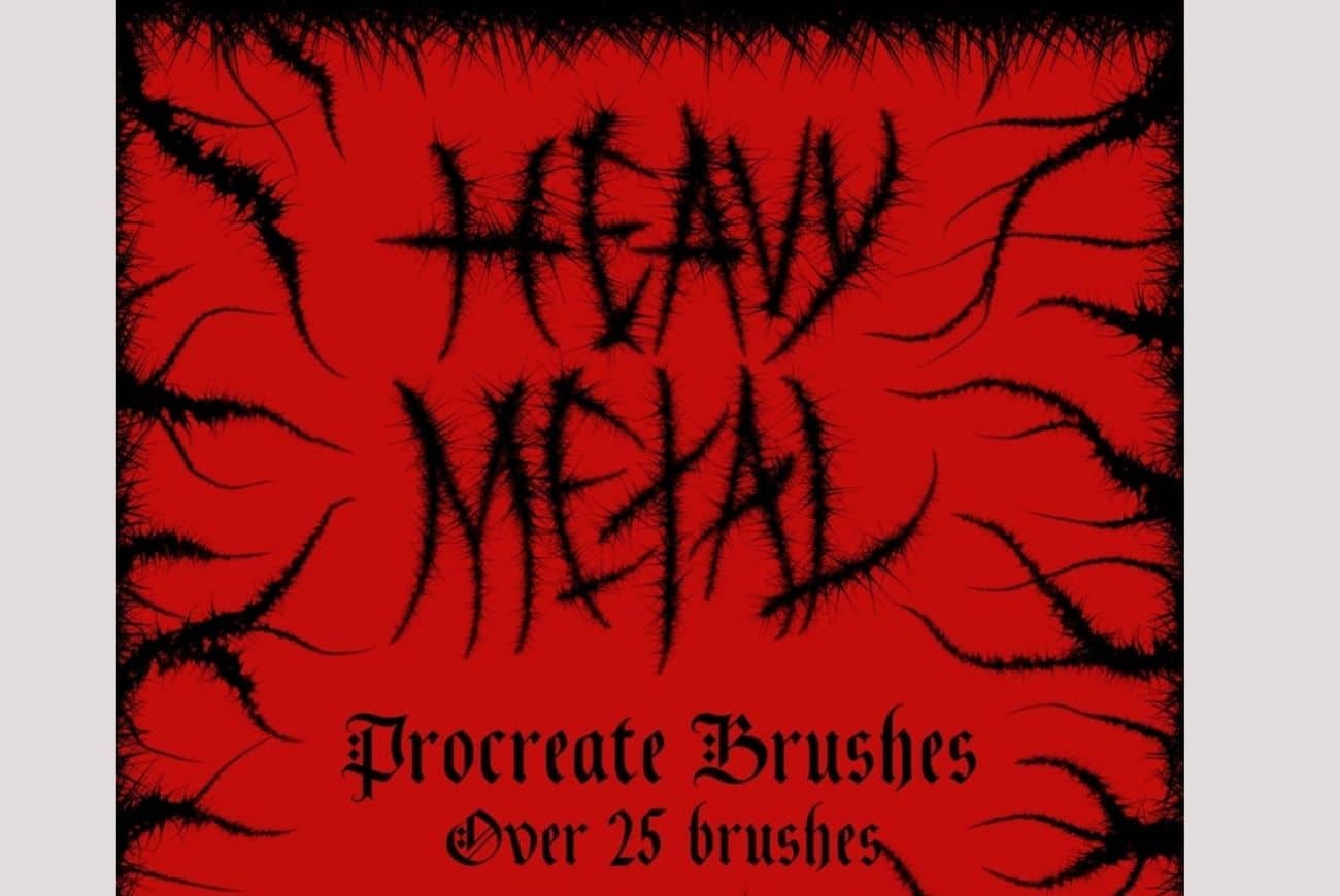 Heavy Metal Procreate Brush Set