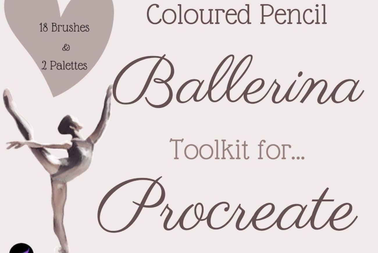 Coloured Pencil Ballerina Toolkit