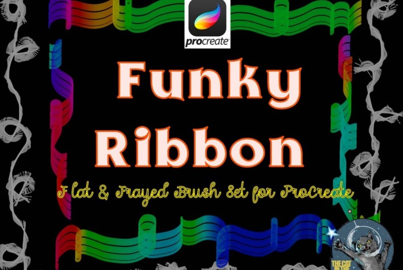 Flat &Frayed Funky Ribbon Brush Set