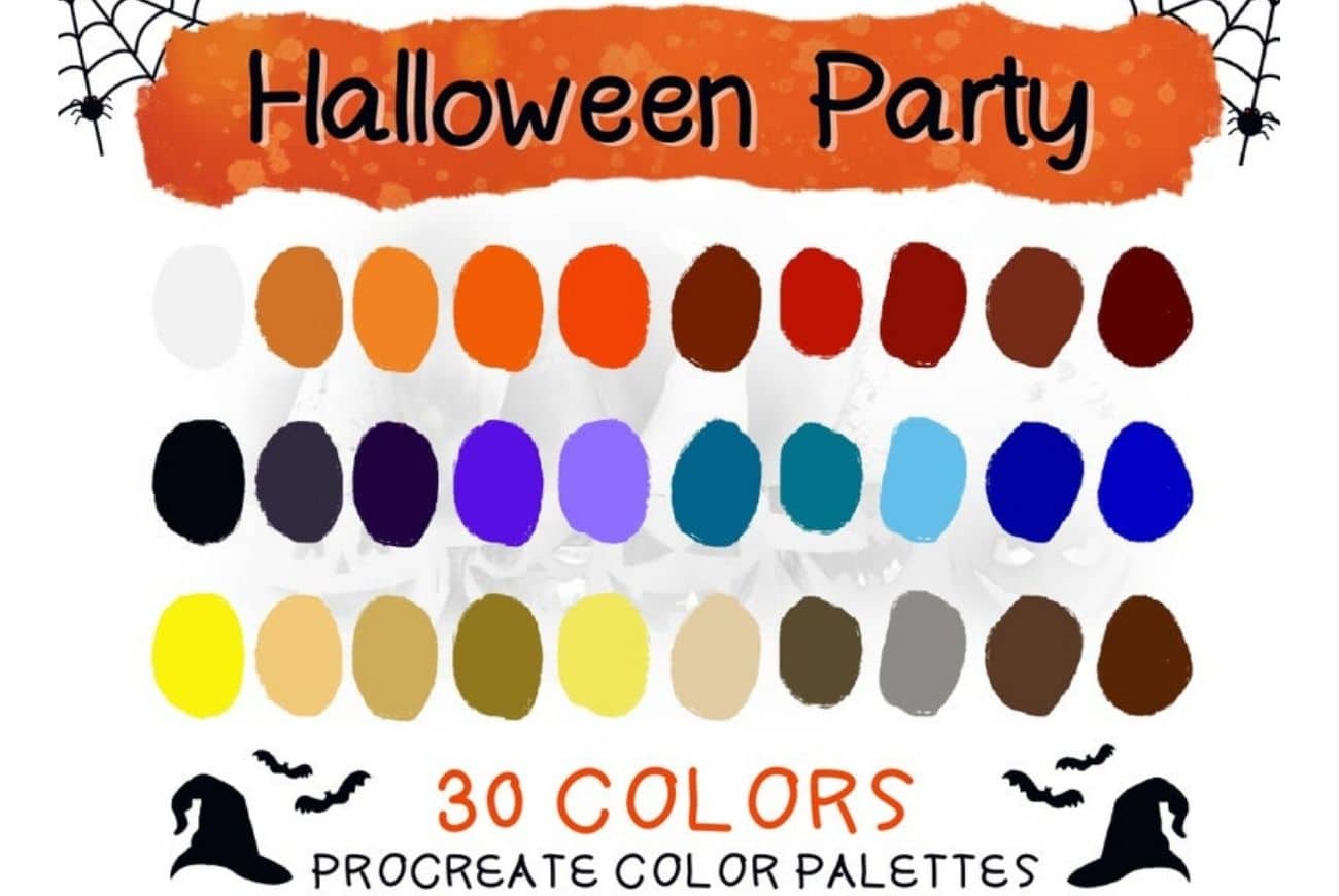 Halloween Party Color Palettes