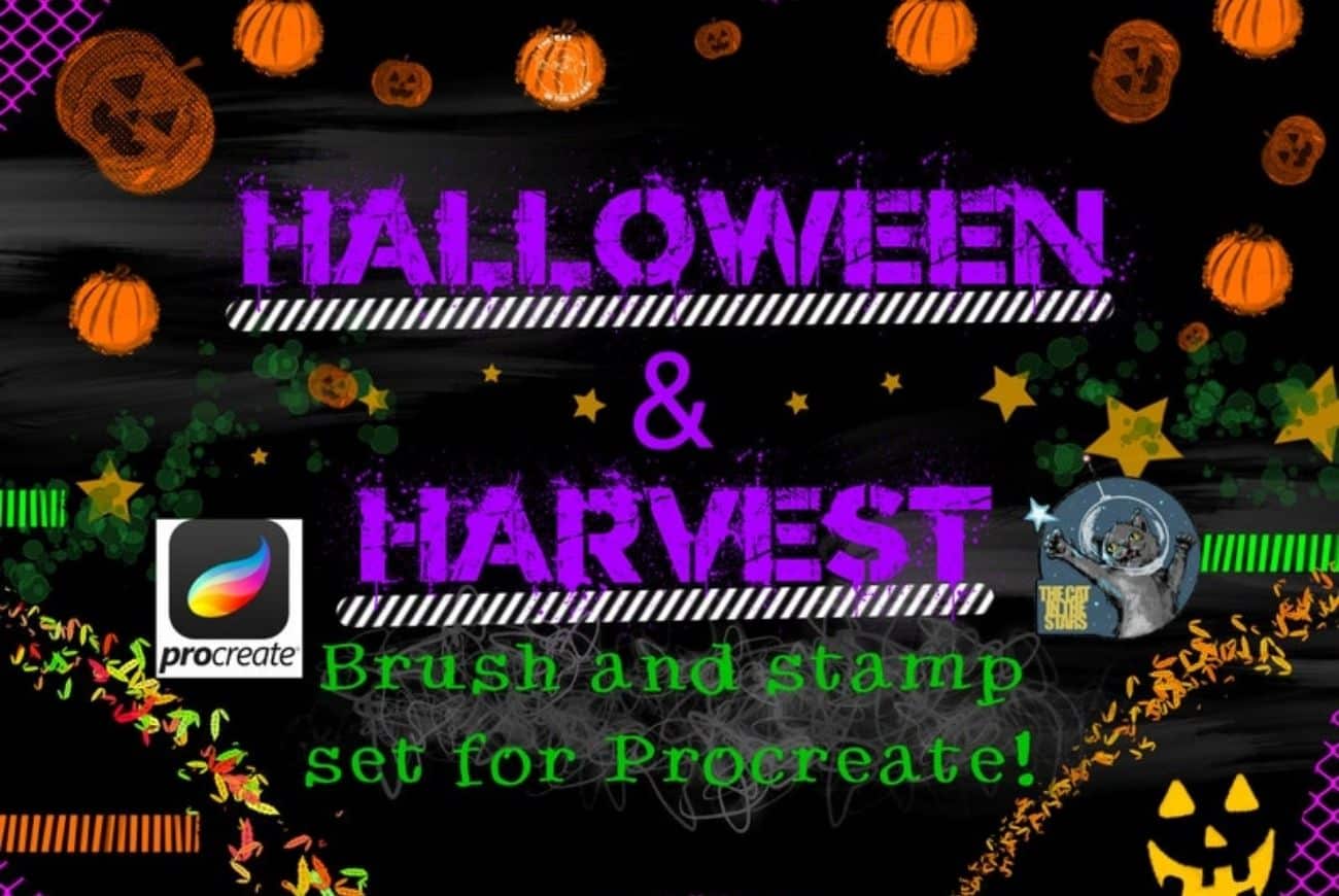 Halloween & Harvest Jumbo Brush & Stamp Pack