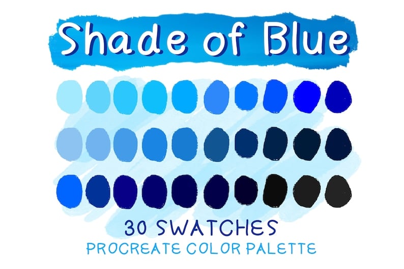 Shade of Blue Color Palettes