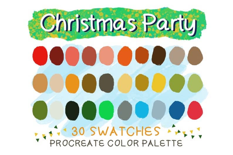 Christmas Party Color Palettes