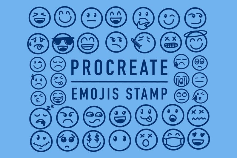 Emoji Stamps Brushes