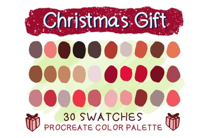 Christmas Gift Color Palettes