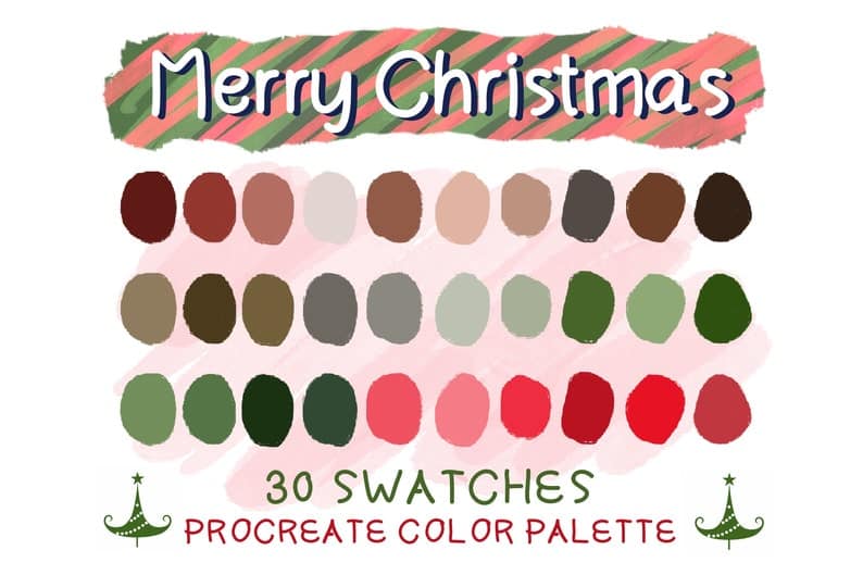 Merry Christmas Color Palettes