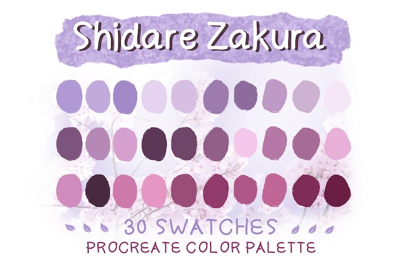 Shidare Sakura Color Palettes
