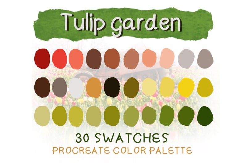Tulip Garden Color Palettes