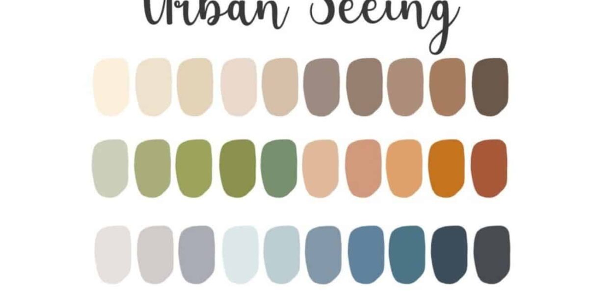 Urban Seeing Procreate Color Palette | Brush Galaxy