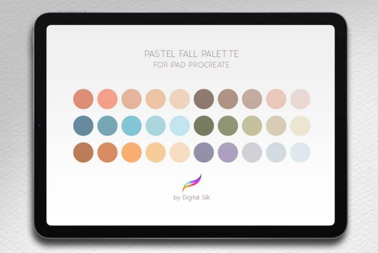 Pastel Fall Procreate Palette