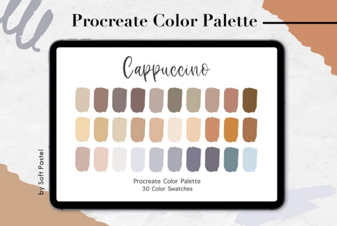 Cappuccino Procreate Color Palette