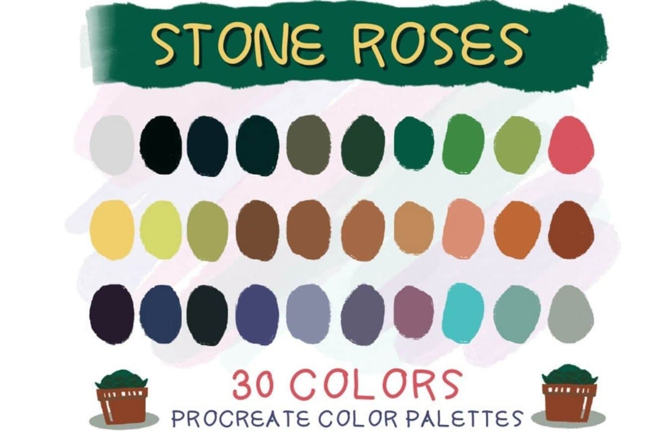 Stone Roses Color Palettes