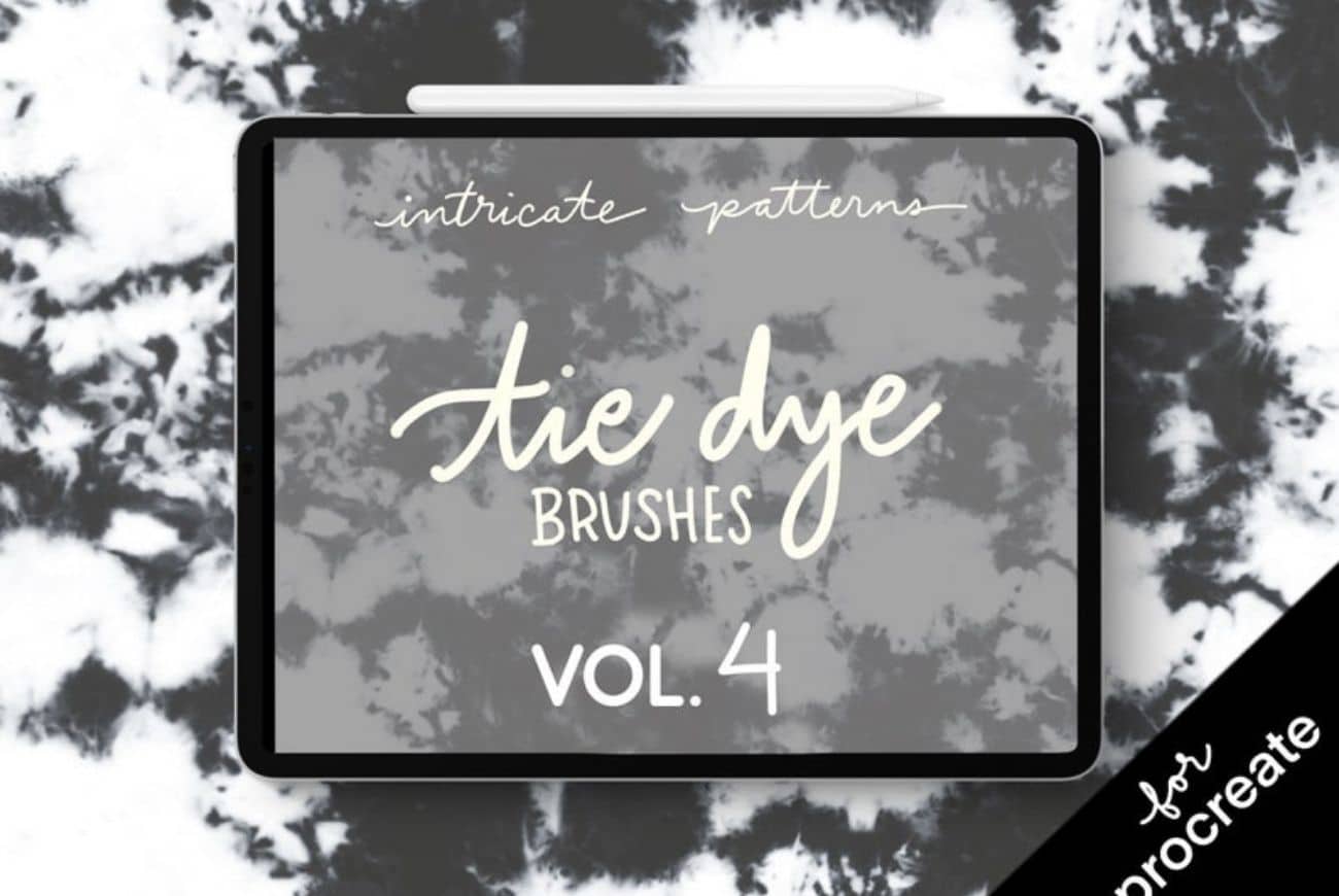 Procreate Tie-Dye Brushes Volume 4