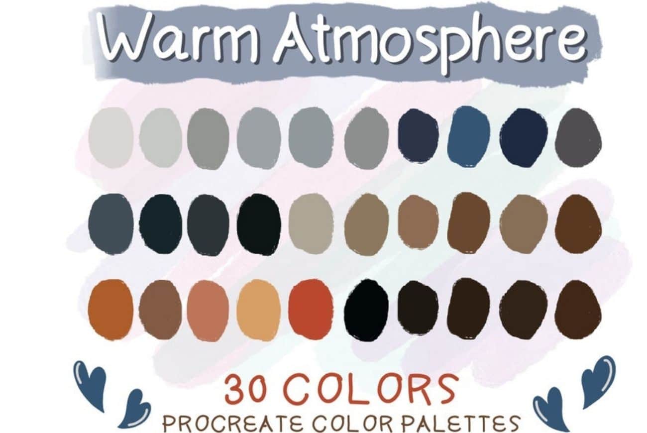 Warm Atmosphere Color Palettes