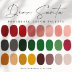 Procreate Color Palette | Dear Santa
