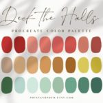Procreate Color Palette | Deck the Halls