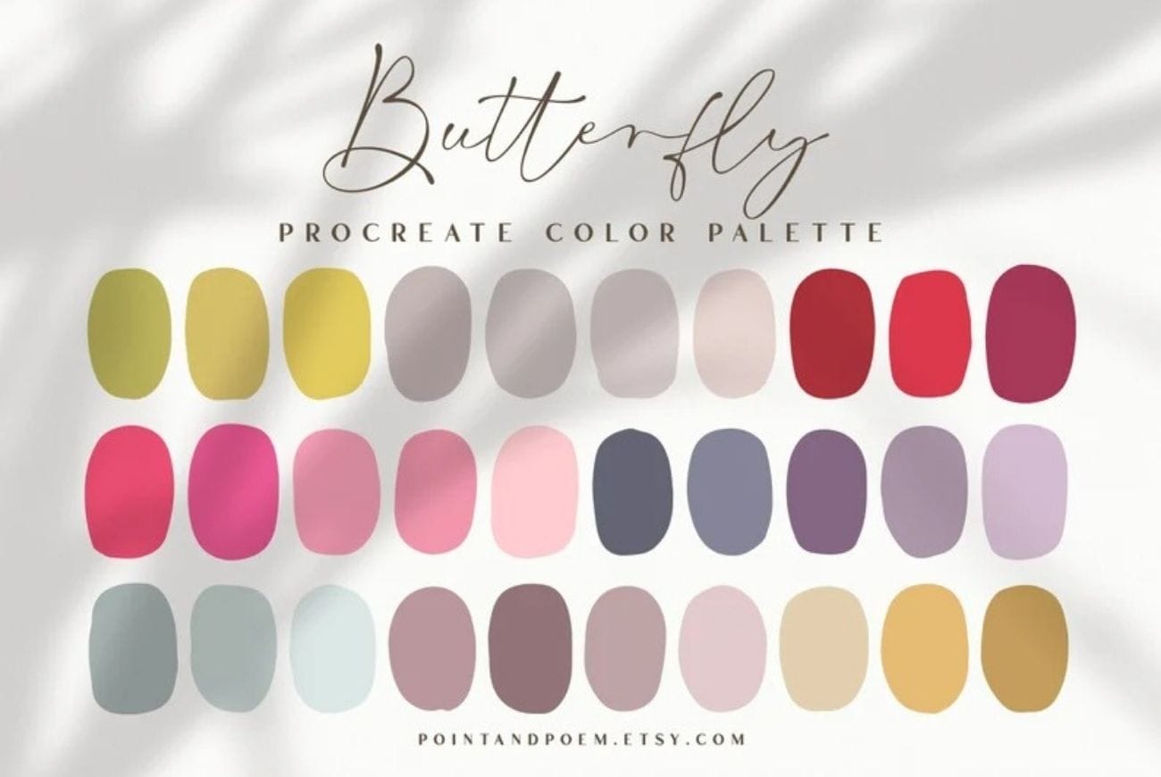 Procreate Color Palette | Butterfly