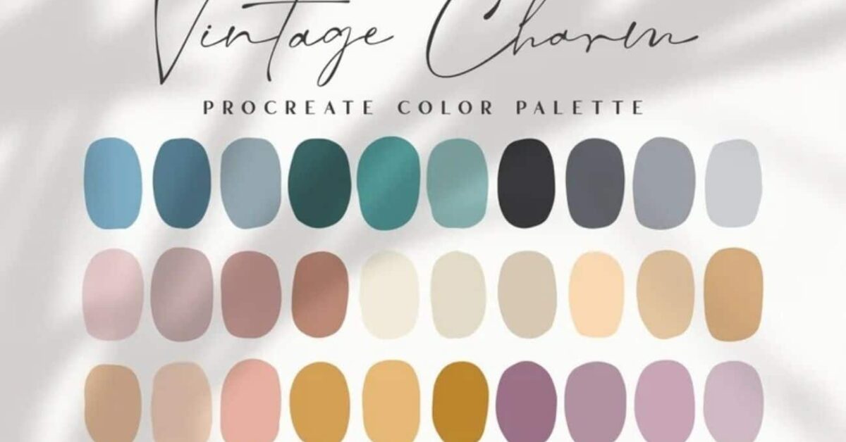 Color Palette | Vintage Charm | Brush Galaxy