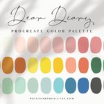 Procreate Color Palette | Dear Diary