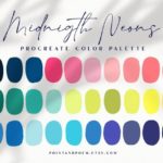Color Palette | Midnight Neons