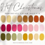 Procreate Color Palette | Hot Christmas