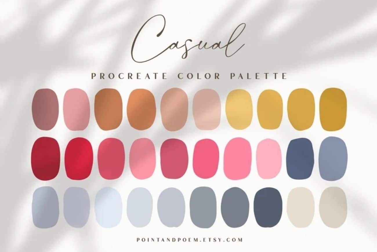 Procreate Color Palette | Casual
