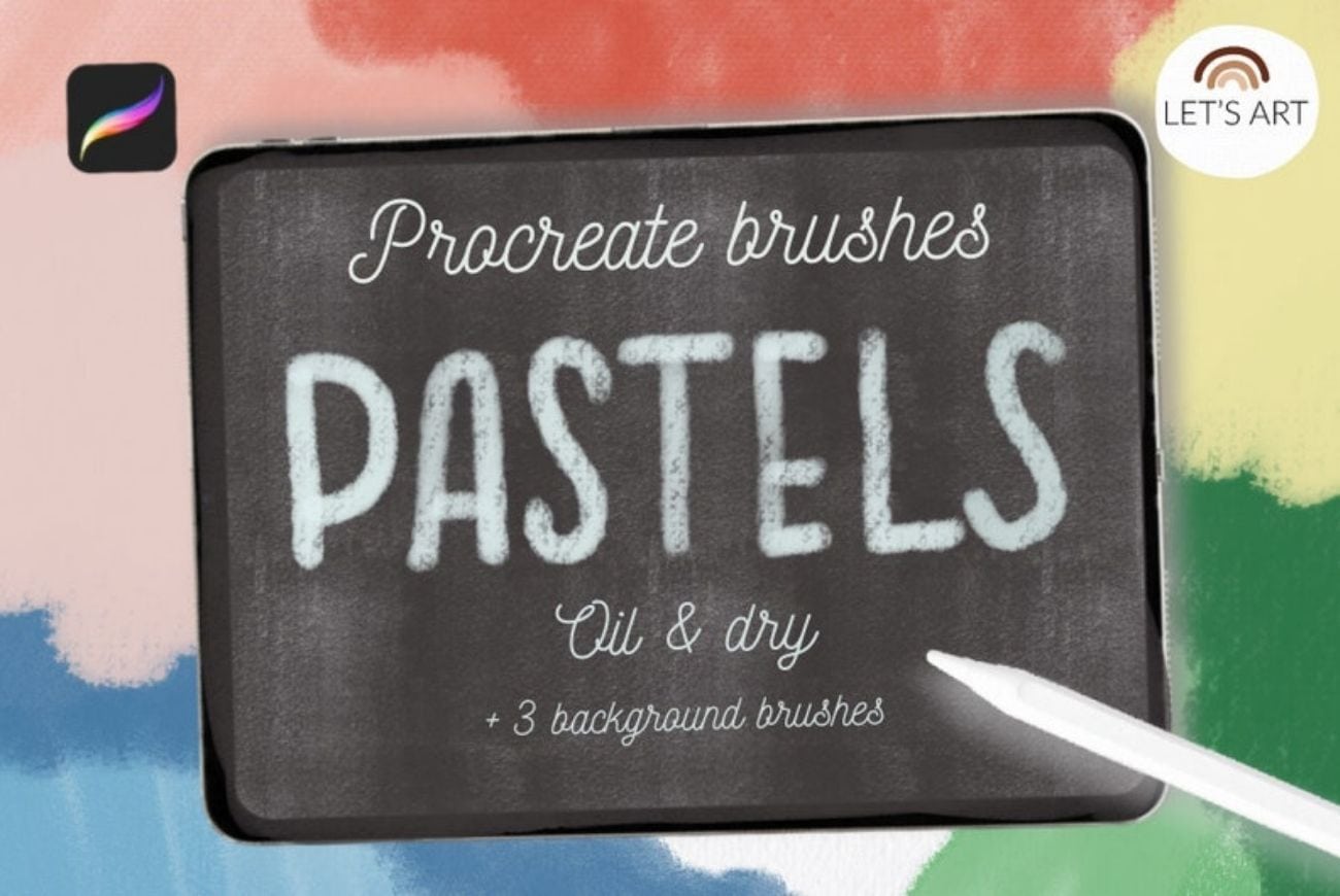Procreate Oil Pastels Texture Brushes