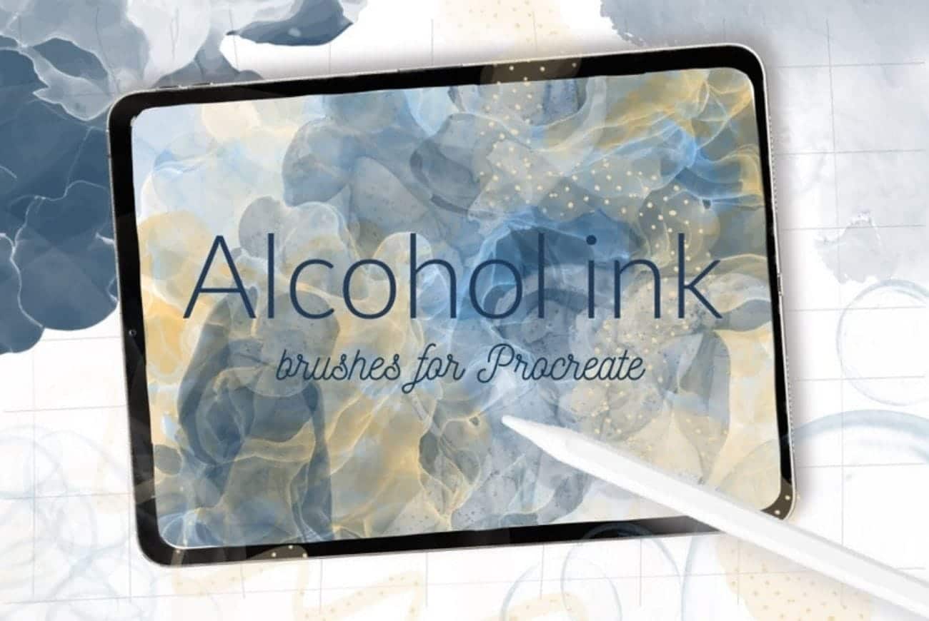 Alcohol Ink Splash Brushes for Procreate