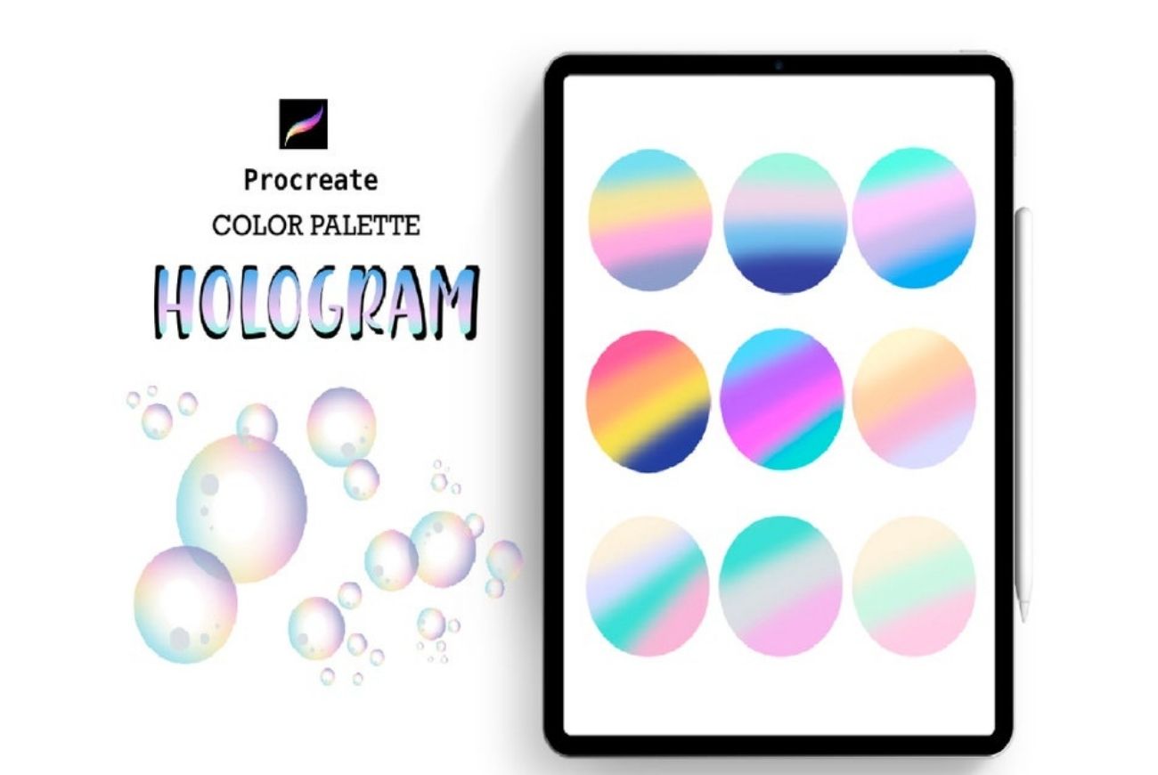 Procreate Hologram Color Paletter