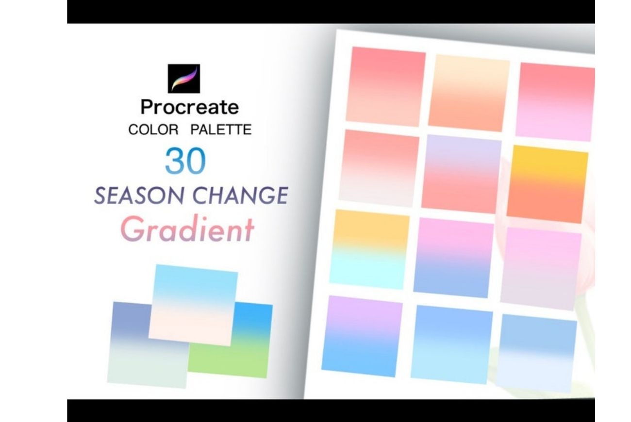 Procreate Season Change Gradient Palette