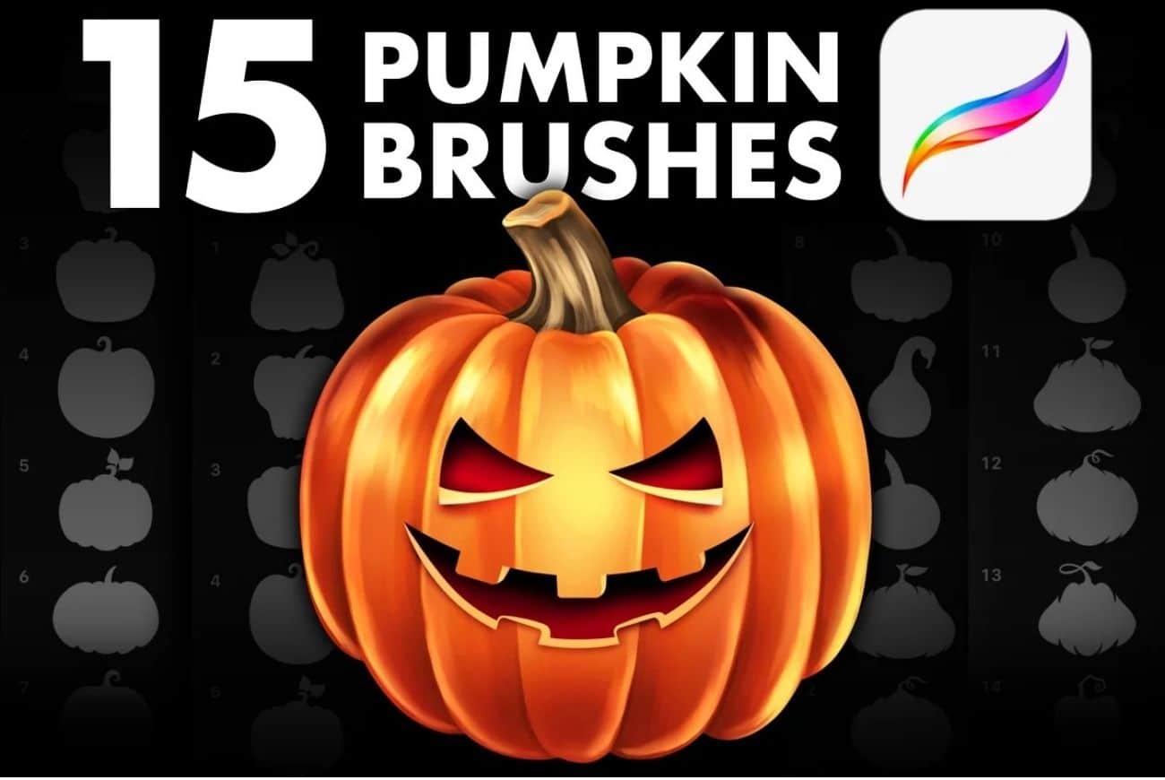 Procreate Pumpkin Halloween Brushes