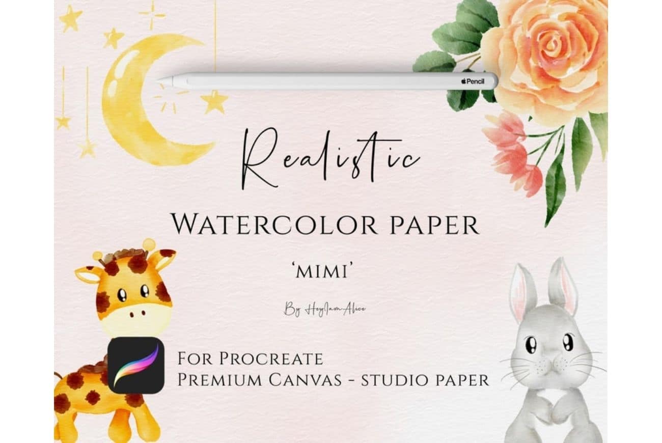 Procreate Watercolor Paper Canvas – MIMI