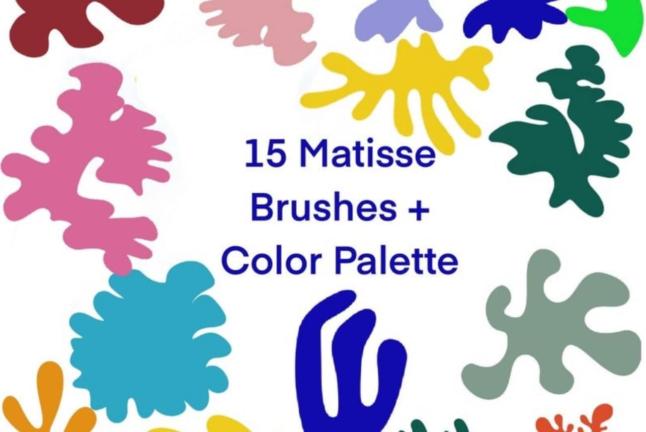 15 Matisse Brushes+1 Bonus Color Swatches
