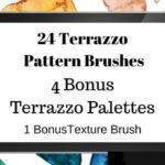 24 Terrazzo Brushes for Procreate