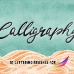 CALLIGRAPHY–10 Gorgeous Procreate Brushes