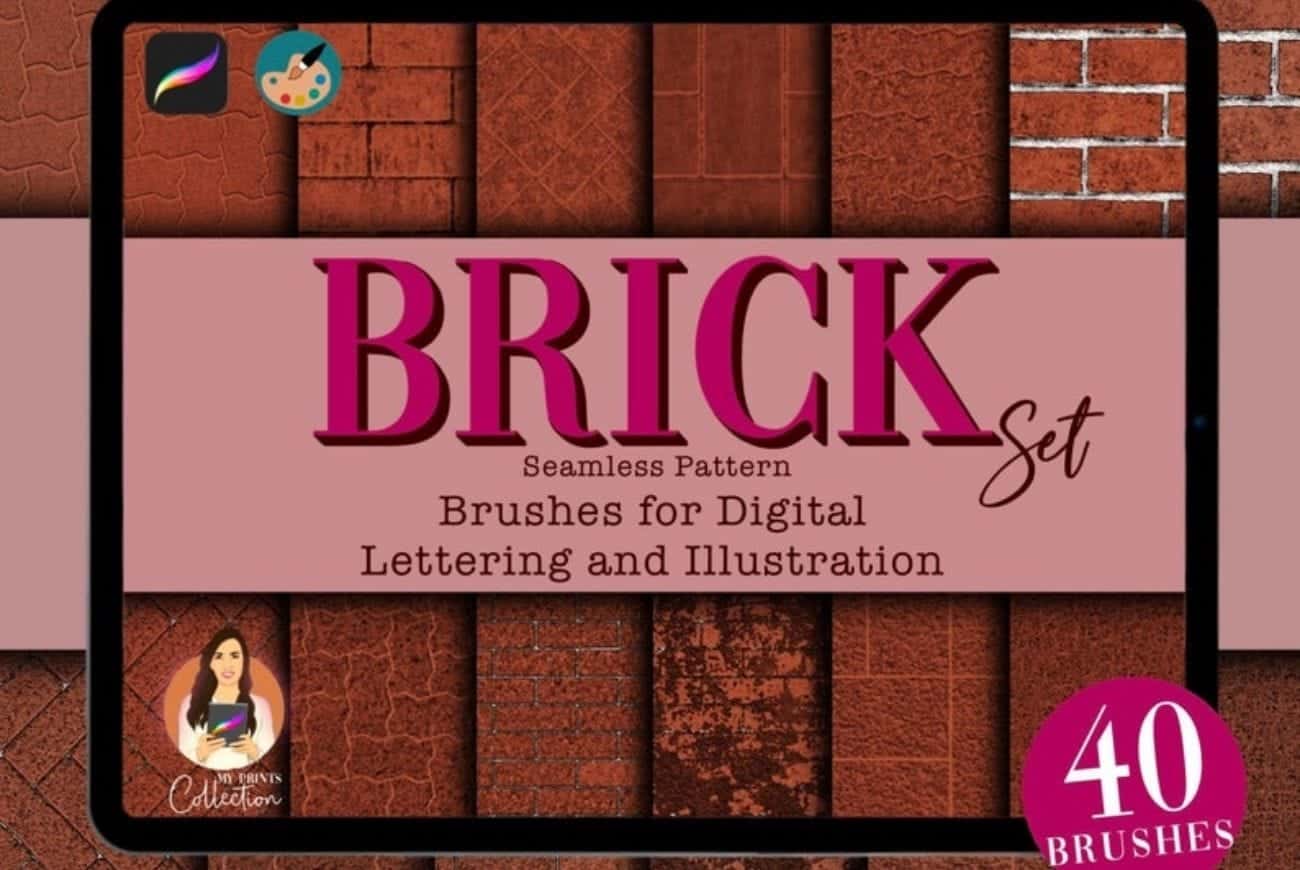 brick procreate brush free