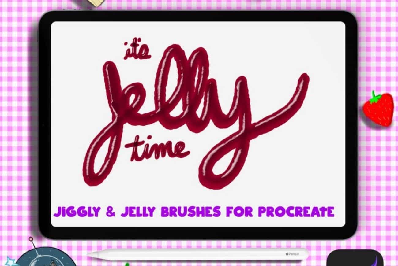 Jelly Time Jiggly Brush Set For Procreate